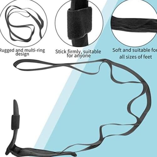 6 Loops Stretch Strap & Foot Stretcher Set Yoga for Pilates Dance Gymnastics