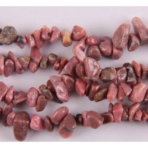 Rhodonite Chip Loose Beads Strand Strand 32 Inch Jewelry Making E019