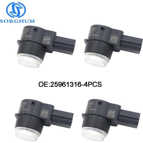 4pcs 25961316 PDC Parking Sensor For Opel Buick Cadillac Chevrolet GMC 2009-2010 25962147,25961317,21995586,15239247,25961321