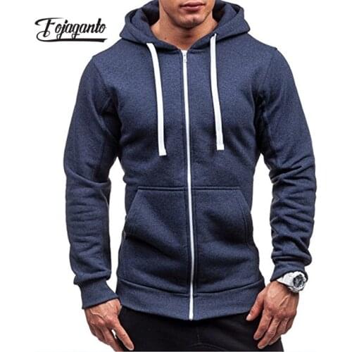 Fojaganto Men's Zip Hoodies