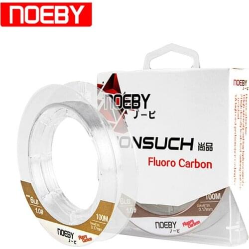 NOEBY 100m/150m 0.8-8.0# Fluorocarbon Fishing Line Transparent Monofilament Wire 4-32lb Carp Stronger Japan Linha De Pesca Peche