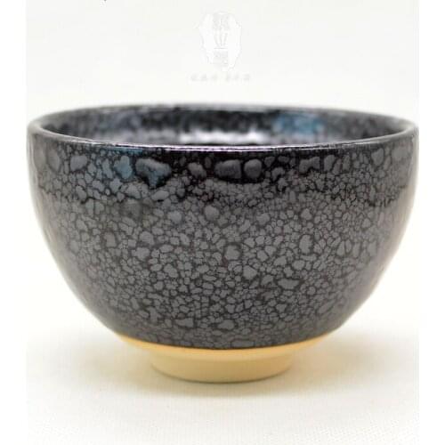 Ceramic Japanese tea ceremony teaware black glaze matcha bowl tea set tea cup handmade fine powder teacup