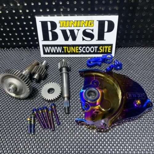 DIO50 Gear Cover Set BWSP Perfomance Transmission CVT Racing Clutch Parts With Secondary And Primary Gears