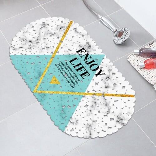 Bath Mats FreeShipping pvc shower bath mat Nonslip floor marble mat anti-slip mat bathroom