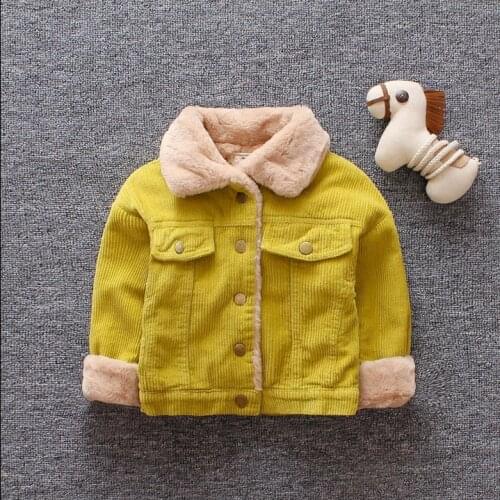 2020New Infant Baby Boys Jacket Autumn Winter Jacket For Baby Coat Kids Boy Warm Fur Outerwear Coat For Baby Jacket Clothes
