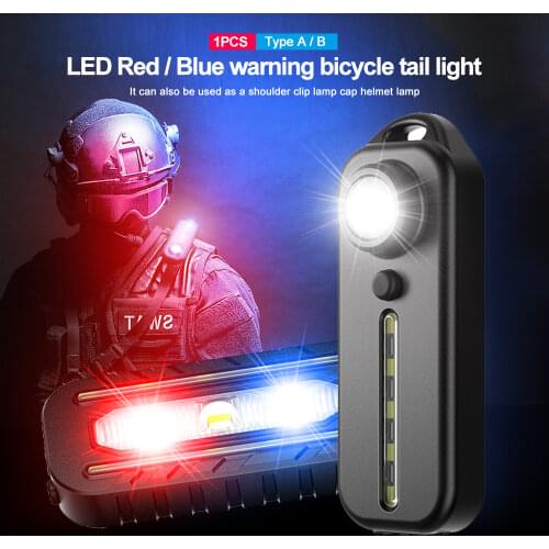 Mini Bike Rear Lamp USB Rechargeable Bicycle Taillight Safety Warning MTB 5 Red LED Cycling Light Saddle Rear Torch