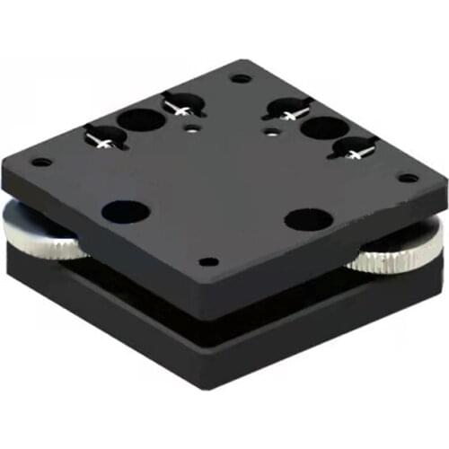 Tilting Curved Angle Fine-tuning Slide Precision Manual Platform angle Sliding stage 40mm