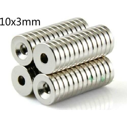 Small Countersunk Round NdFeB Neodymium Magnet Powerful Rare Earth Permanent Fridge Magnets for DIY