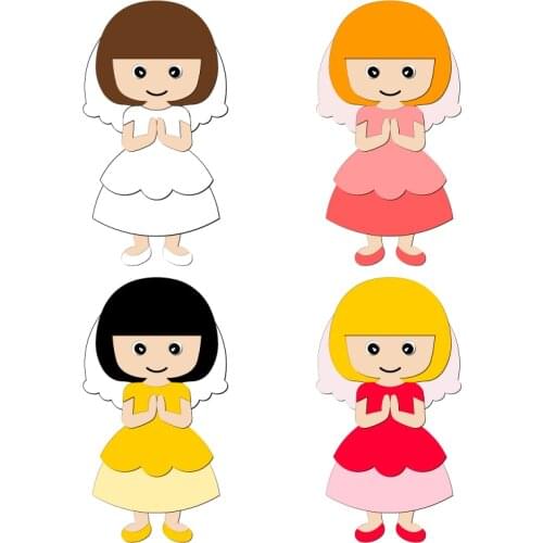 New girl Wooden die Scrapbooking C-44 Cutting Dies