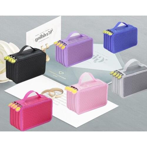 35/48/72 Slots School Pencilcase for Girls Boys Penal Pen Bag Large Stationery Organizer Bag Kit Kawaii Office Pouch Supplies