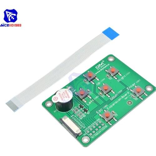 I/O Expansion Board for Nextion Enhanced HMI Intelligent LCD Display Module with Buzzer Switch 8 Pin FFC Cable for Arduino