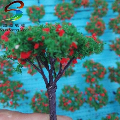 S-2050 Scale Train Layout Set Model Trees N HO 5.5cm