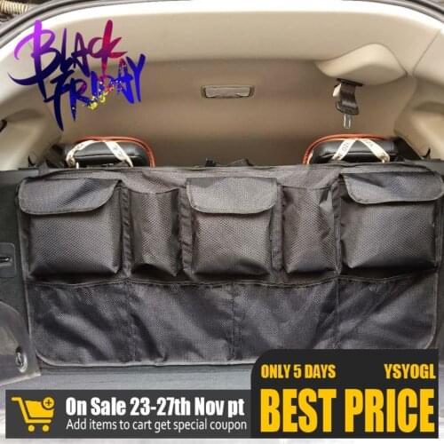 Car Foldable Use Reserve Box Accept Hanging Bag More Function Storage Bag Chair Back Saddlebag