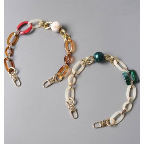 Acrylic Handle Strap Replacement for Handmade Beach Bag Bucket Handbag LX9F