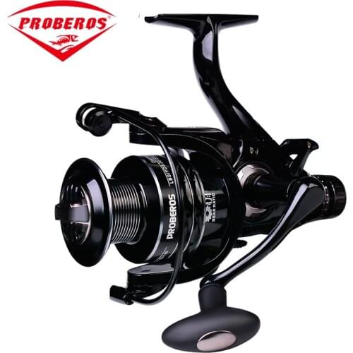 PRO BEROS 5.2:1 4.7:1 Spinning Reel Max Drag 19Kg 3+1BB Carp Fishing Reel 3000-6000 Pure Metal Spool Spinning Saltwater Wheel