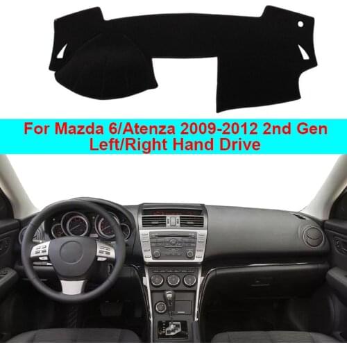 Car Inner Dashboard Cover Dash Mat Carpet Cape Cushion Pad For Mazda 6 Atenza Mazda6 2009 2010 2011 2012 2nd Gen LHD RHD