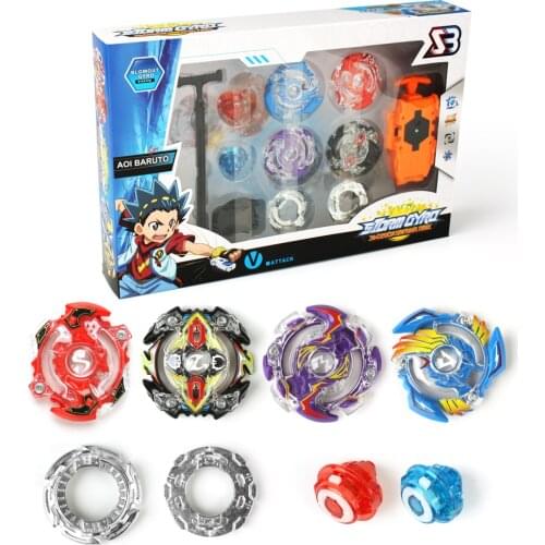 Beybladed Arena Spinning Top Metal Fighting Gyro Bey Blade Metal Stadium with Launcher Set Gifts Classic Toys for Children