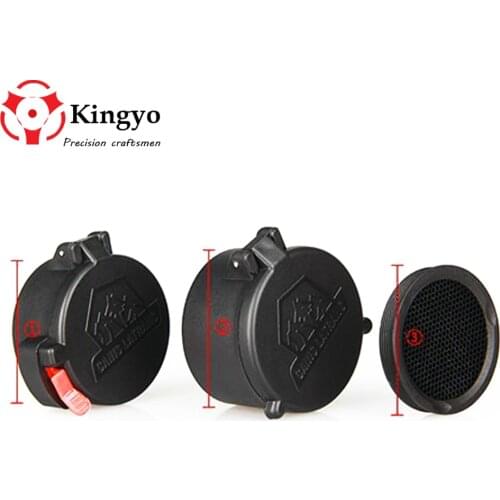 Scope lens protective cover Flip Up Lens Covers comes with kill flash for rifle scope for hunting