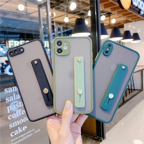 Camera Protection Wrist Strap Phone Cases For Huawei Nova 6 7 8 SE 7i 5T 3i 2i 4 5 5i Pro Enjoy 9 10 20 Plus 10S Back Cover Etui