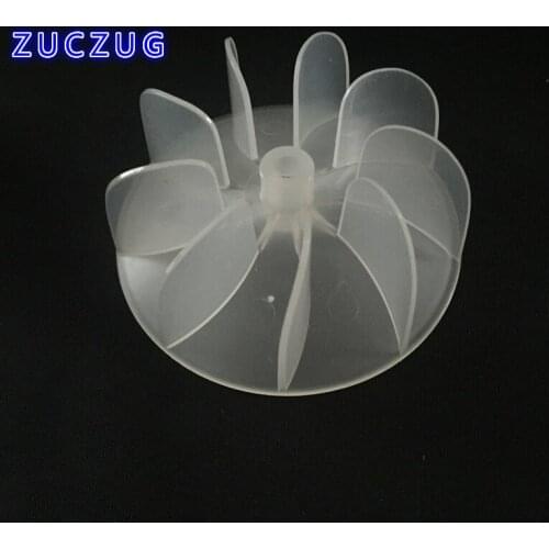 10pcs/H27mm diameter 62mm Hair dryer accessories motor fan blades / wind turbine / barber salon common duct wind page 4mm hole