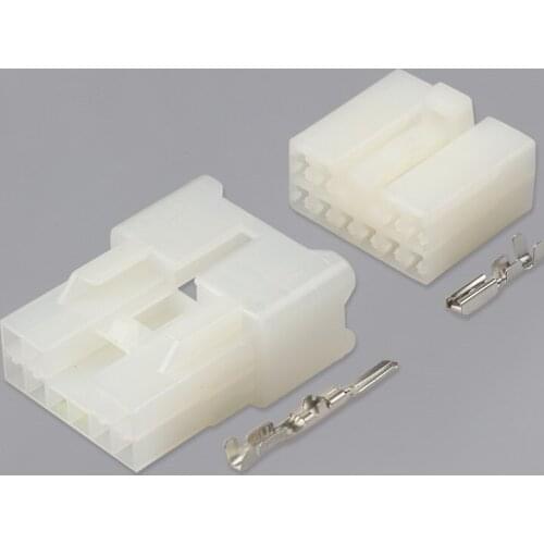 100sets 090 series 2.3mm DJ7101A-2.3-11 DJ7101A-2.3-21 10Pin AMP Car Electrical Wire Connectors