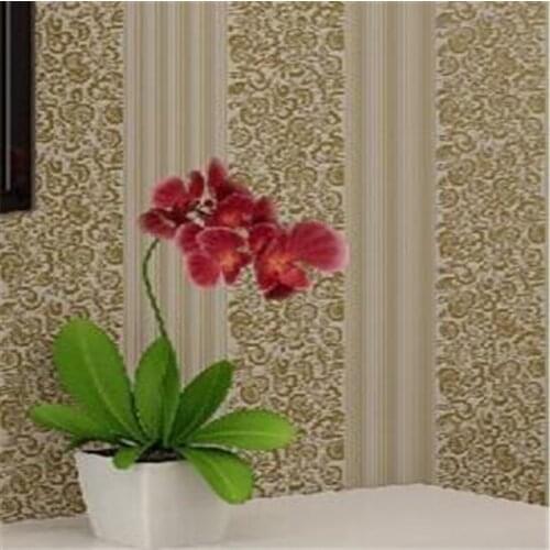 Beibehang Modern simple vertical stripes Beibehang 3d wallpaper bedroom living room wallpaper corridor home decoration wallpaper