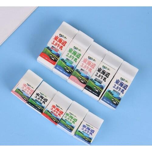 5pcs 1:12 Dollhouse Miniature Milk Carton Bottle Drink Cup Pretend Toys Pretend Foods for Doll House Kitchen Accessories 2Sizes