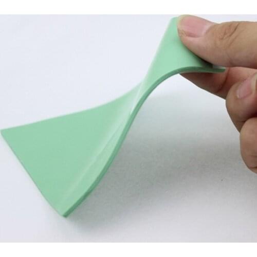 5 pcs Gdstime 100mm x 1mm GPU CPU Chipset Heatsink Cooling Thermal Conductive Silicone Pad Green 100x100x1.0mm
