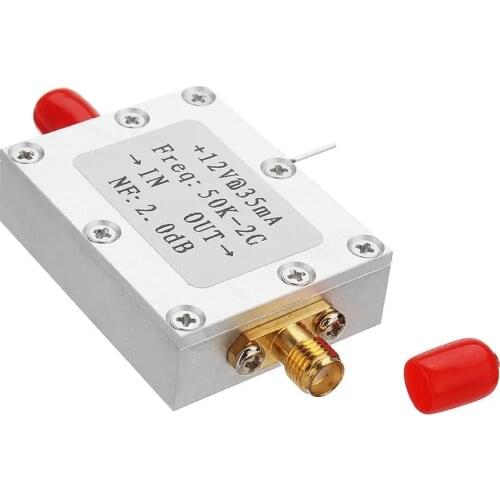 50K-2G LNA Low Noise Amplifier High Gain 31DB@0.5G Flatness RF Amplifier