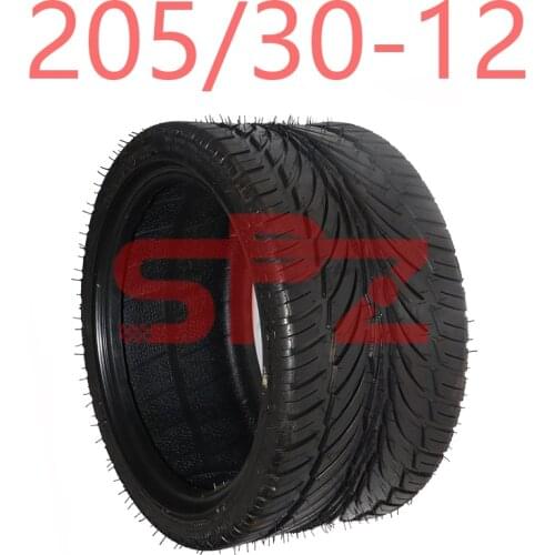 Quad bike kart ATV ATV accessories 205/30-12 inch flat road tires outer tires