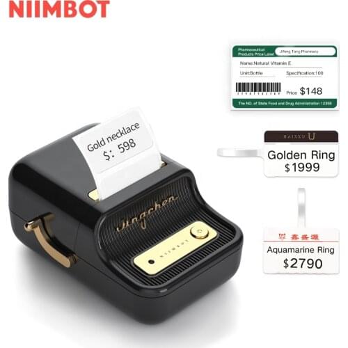 Niimbot B21 Wireless label printer Portable Pocket Label Printer BT Thermal Label Printer Fast Printing Home Use Office