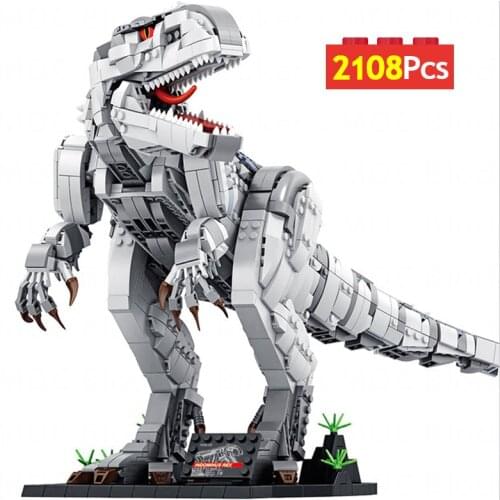 DIY Dinosaur World Park Bricks Dinosaurs Tyrannosaurus Models Building Blocks Kids Toys Creative Animals Toys Gift for Children
