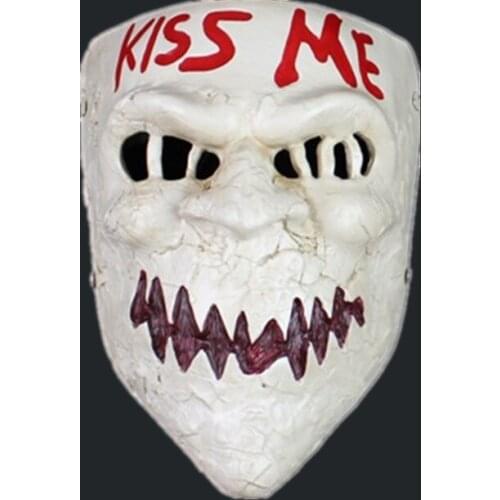 Halloween Horror kiss me devil killer, resin mask