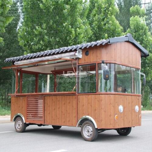 Custom Size Fruit Ice Cream Full Equipment Kitchen Electric Cart Mobile Waffle House Food Truck
