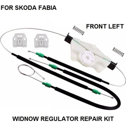WIDNOW REGULATOR FOR SKODA FABIA 6Y2 6Y3 6Y5 WINDOW REGULATOR REPAIR KIT FRONT LEFT SIDE 1999-2007
