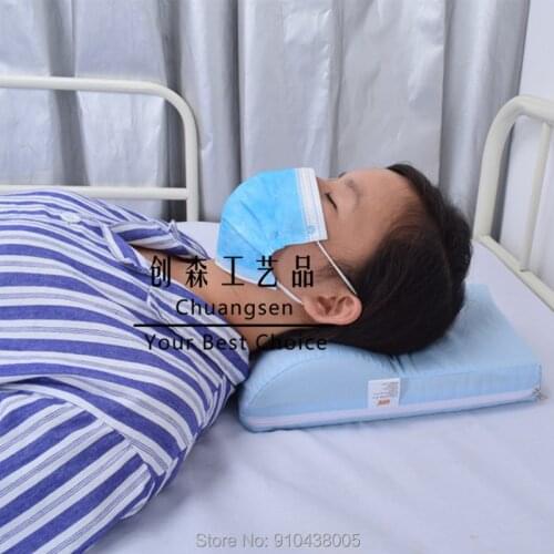 New design waterproof blue head pillow help to reduce pain and prevent pressure sores and ulcer,medical care pad