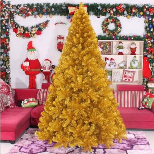Christmas tree Factory Direct 3.0m / 300CM gold Christmas tree decorated Christmas tree decorations gift