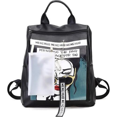 Women Backpack High Quality Youth Pu Leather Backpack for Teenager Girls Boys Female School Shoulder Bag School Bagpack Mochila