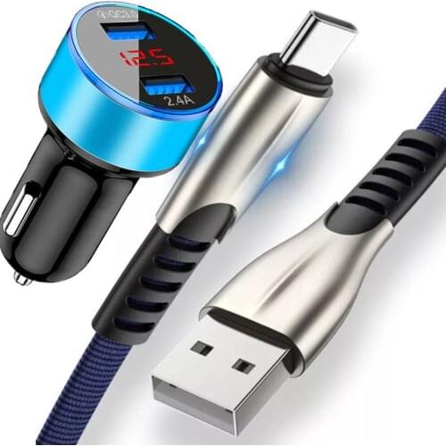 Cargador USB tipo C para OPPO Reno 4, 2 Z Pro, A53, A52, A72, A92, 3,0, Mini cargador USB para coche, carga rápida, Qc 2020