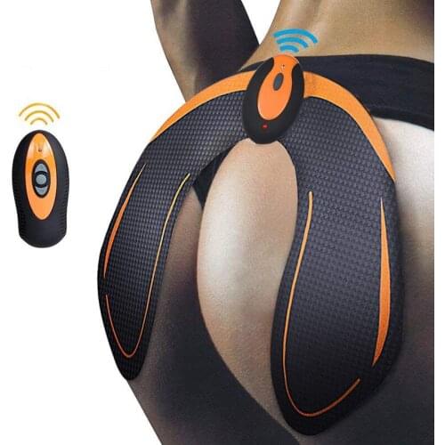 EMS Hips Muscle Stimulater Rechargeable Abdominal Body Electronic Intelligent Vibration Massage Sport Fitness Workout Equipment