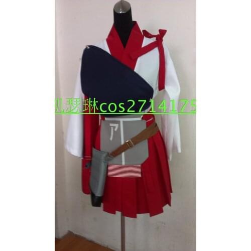 2016 Akagi Cosplay Kantai Collection KanColle White Shooter Suit Uwowo Costume