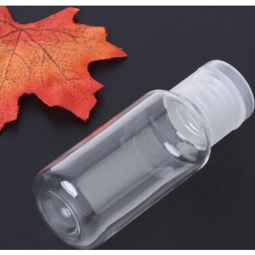40ml Clear Empty Plastic Sample Flip Cap Bottle Makeup Emollient Water Container
