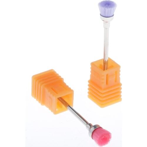 7pcs Nail Drill Bit Dust Brush Set Manicure Pedicure Cuticle Cleaner Brushes