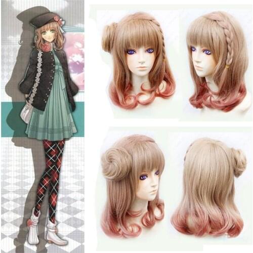 Amnesia Heroine Cosplay Costume Harajuku Party Brown Wig Halloween Cosplay Props
