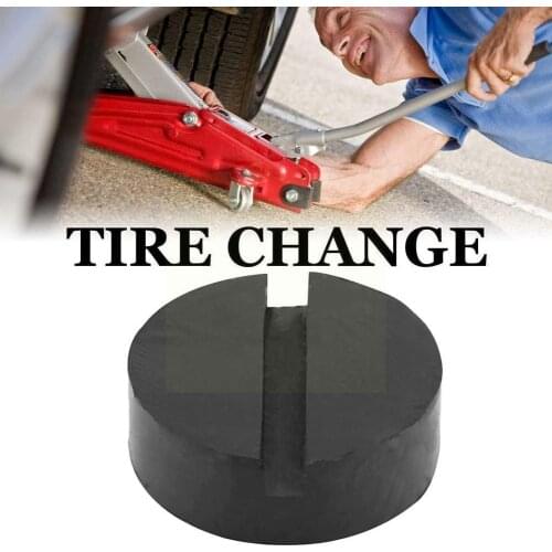 Car Jack Pad Rubber Support Pad Floor Slotted Frame Adapter Disk For Pinch Side Tool Lifting Weld Pad Protector Jacking Dis E6F1