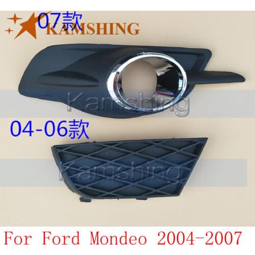 CAPQX For Ford Mondeo 2004 2005 2006 2007 Front Bumper Fog light Cover Foglamp Trim Frame Shell Fog Lamp Garnish Lid Hood