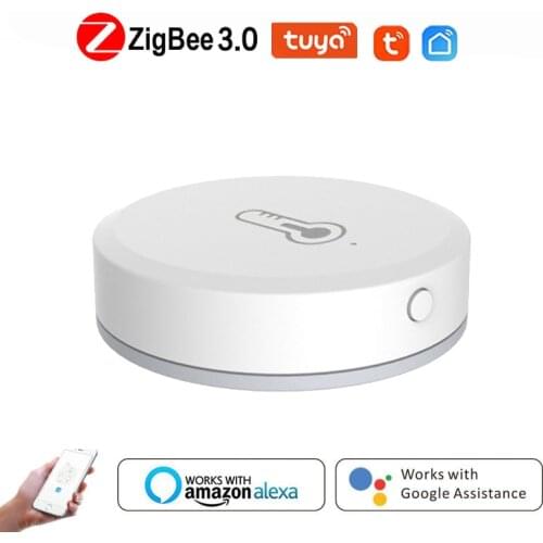 Tuya ZigBee3.0 Temperature Sensor Smart Air Pressure Humidity Environment Sensor Smart Works With Alexa And Google Home