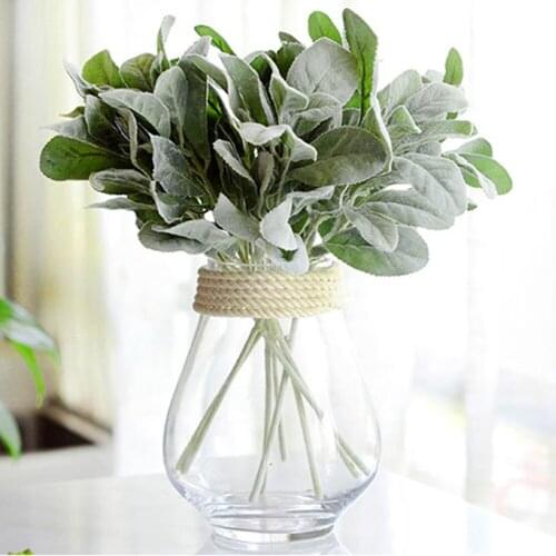 Artificial Rabbit Ear Plant Branch Leaves Home Party Decor Wedding Decoration Artificial Flowers DIY Arrangment Wreath