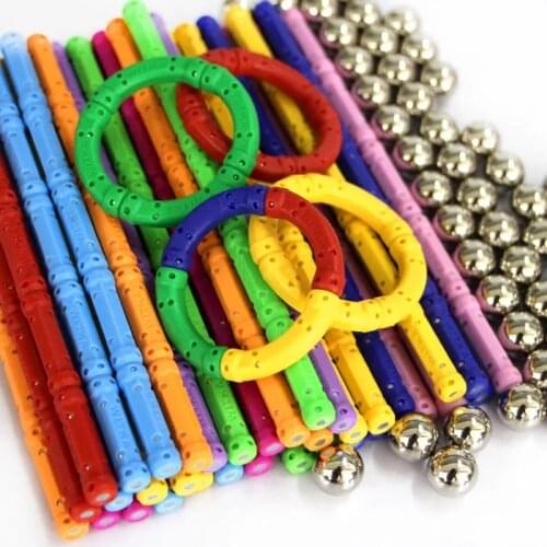 Magnet Bars Magnetic Designer Building Blocks DIY Construction /Car Accessories Playing Toy Bricks For for children