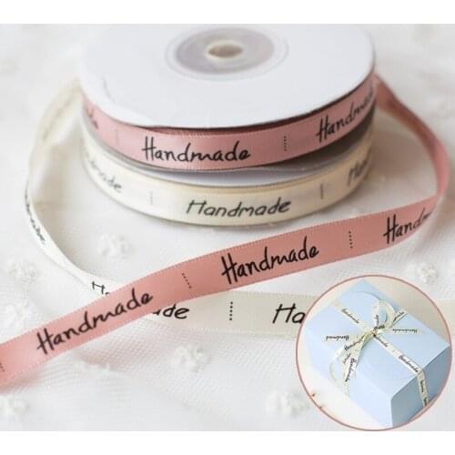 22 Meter Printed Handmade Design Ribbon Gift Wrapping 1cm Width Accessory